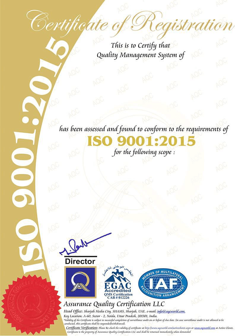 ISO 9001:2015 (Blank Template)