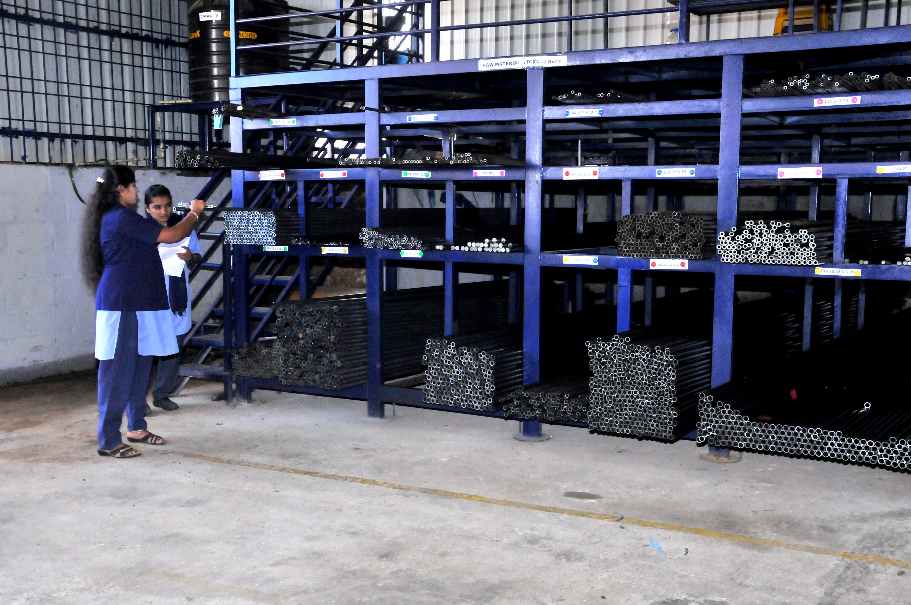 Raw Material Storage Area