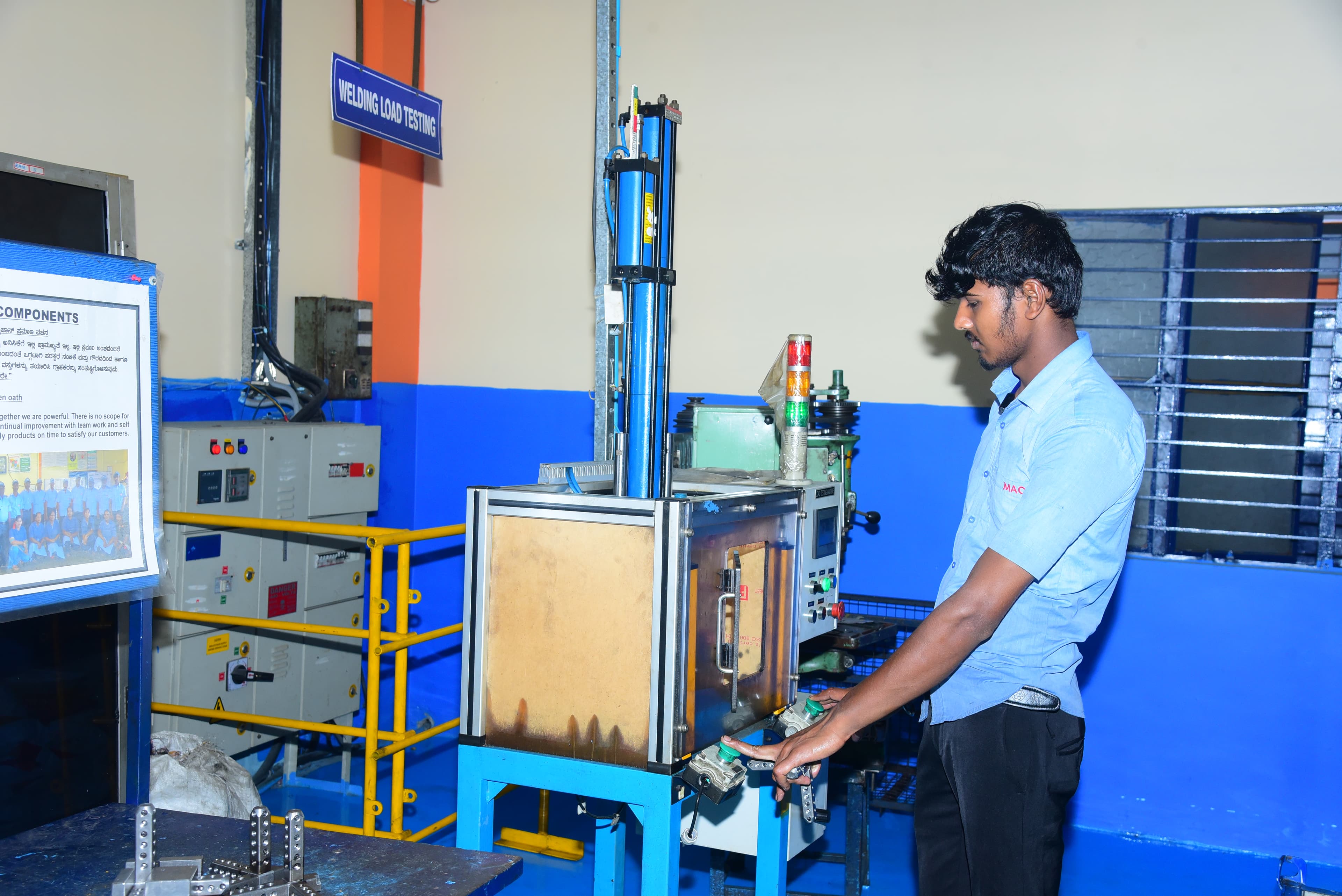 Corner Piece Load Testing